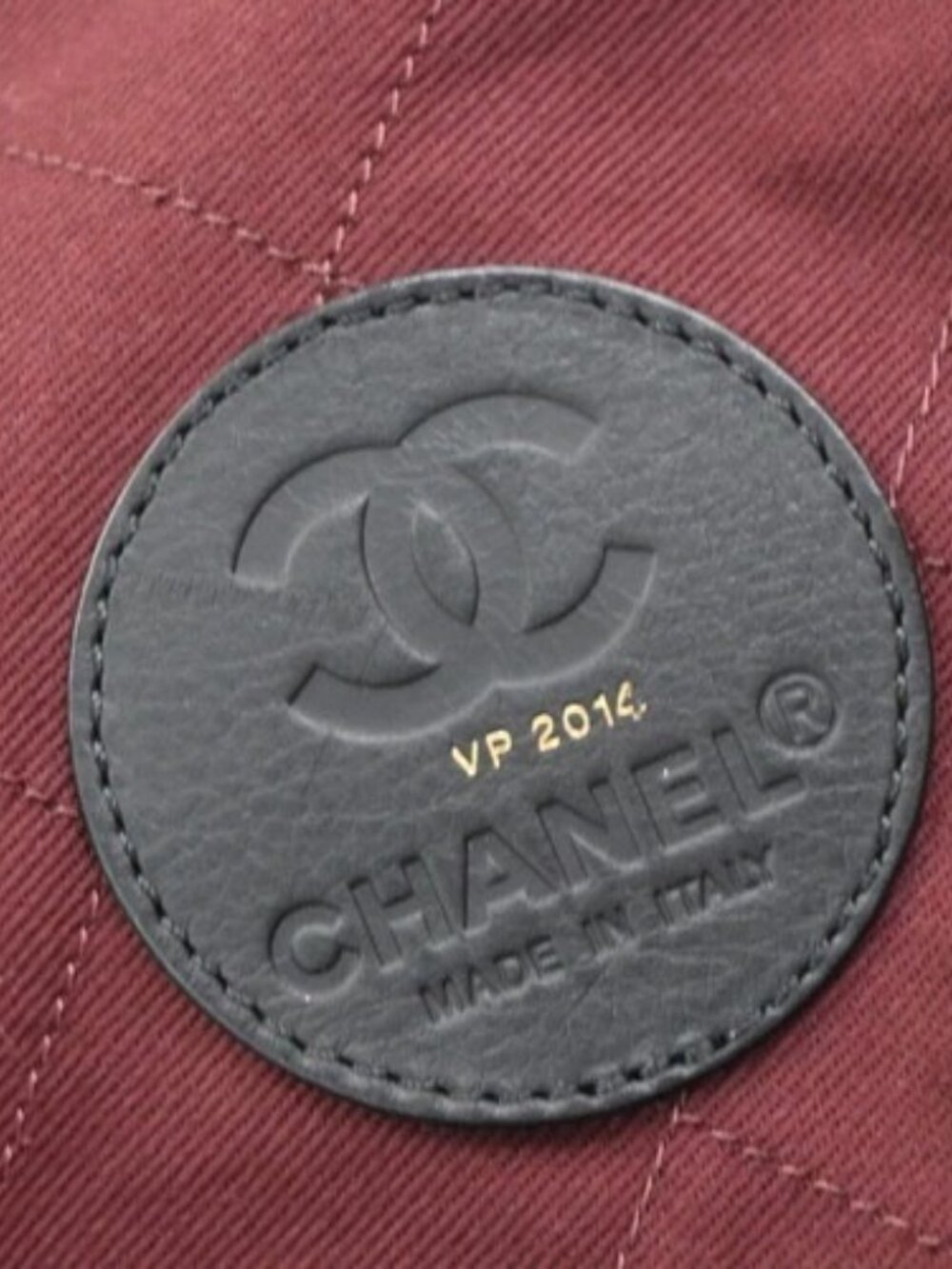 CHANEL CC Logo Coco Cocoon Travel Hand Bag Nylon Leather Black Italy 44RP154 - Picture 14 of 15